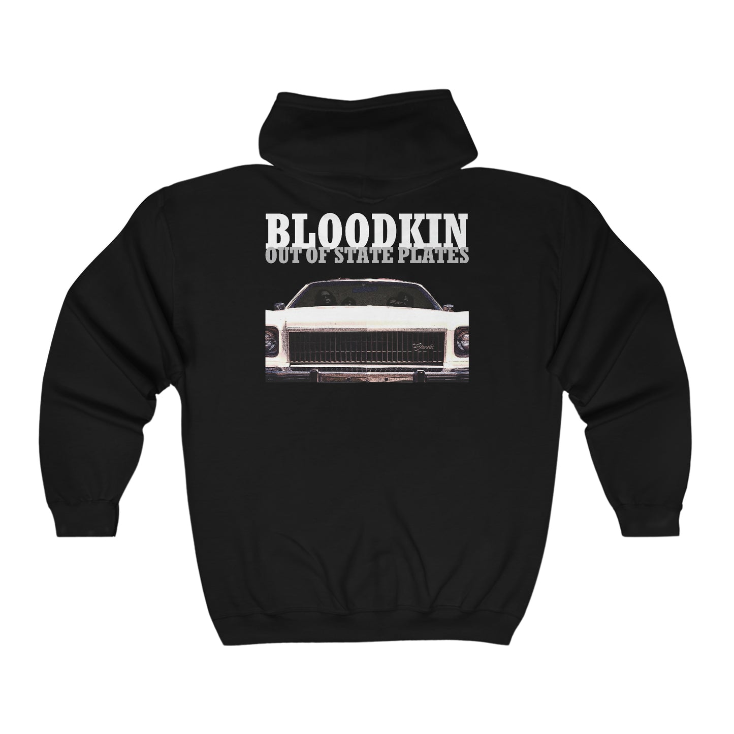 Bloodkin - Out of State Plates - Unisex Heavy Blend Full Zip Hooded Sweatshirt